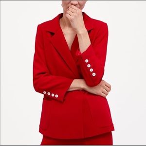 Zara Double Breasted Blazer